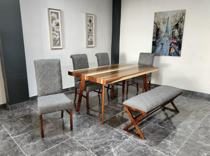 MESA GRECIA DE 6, CHAPA PAROTA SALVAJE