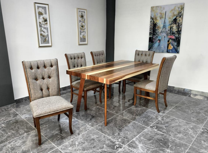 MESA GRECIA DE 6, CHAPA PAROTA SALVAJE