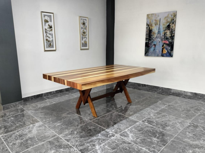 MESA MONTERREY DE 8, CHAPA PAROTA SALVAJE