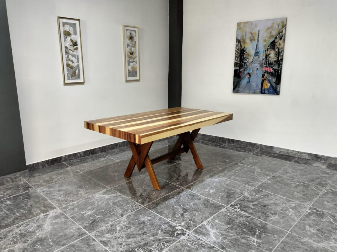 MESA MONTERREY DE 6, CHAPA PAROTA SALVAJE