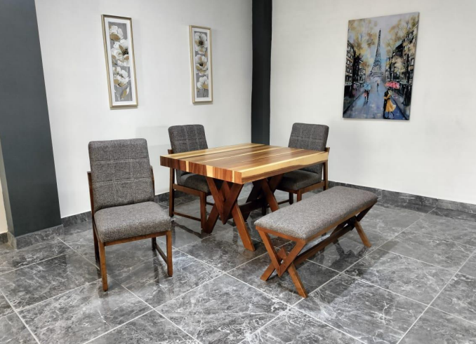 MESA MONTERREY DE 4, CHAPA PAROTA SALVAJE