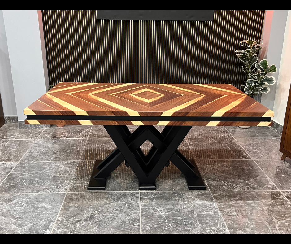 MESA IBIZA DE 6, CHAPA PAROTA SALVAJE