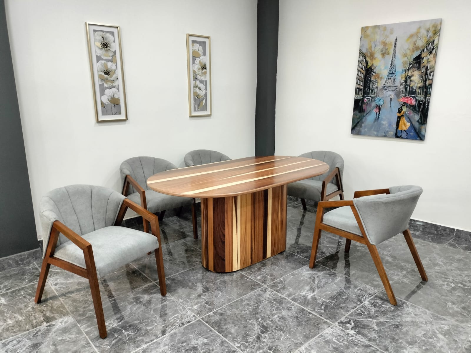 MESA LUXOR DE 6, CHAPA PAROTA SALVAJE